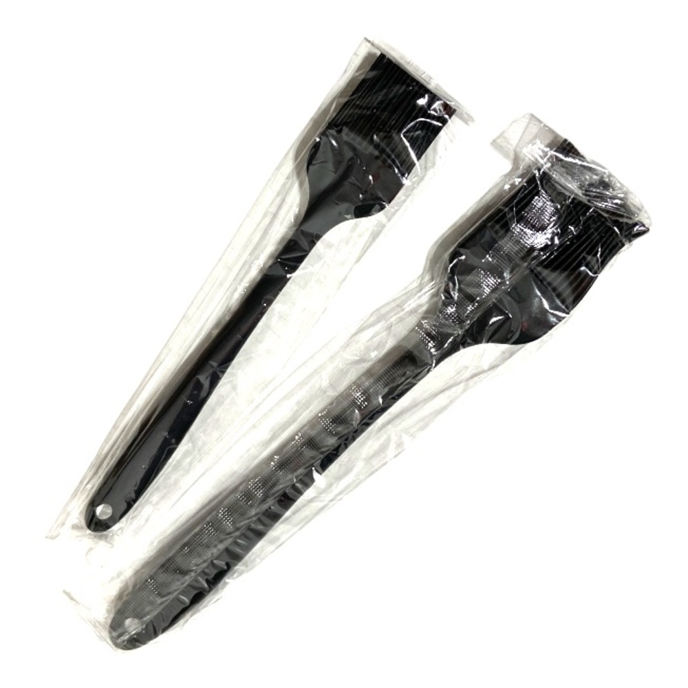 Surdoca 2 Pieces Silicone Basting Pastry Brush Black Small and Large